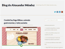Tablet Screenshot of alexandermendez.com
